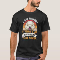 Vêtements pour chien de caniche pour propriétaire