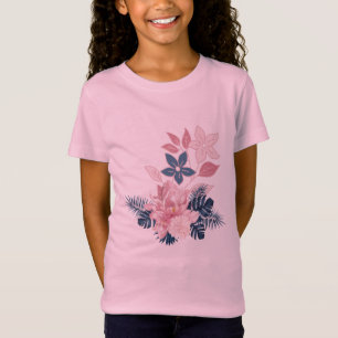 T-Shirt Vêtements pour femmes à fleurs d'été