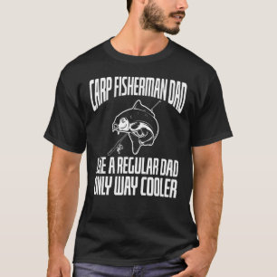 T-shirt Vêtements pour papa pêcheur de carpes - Pêcheur in