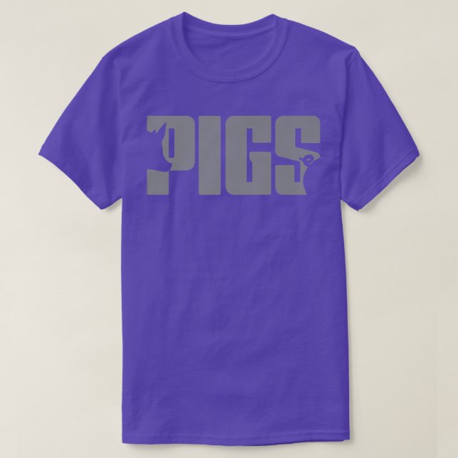 T-shirt Vêtements pour perruques - Pig pour animaux de com (Design devant)