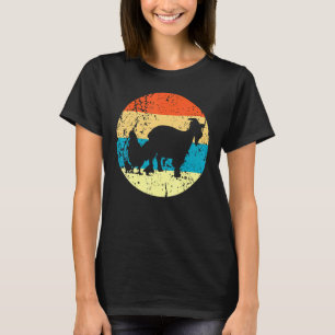 T-shirt Vêtements Rétro Vintage Poule Et Chèvre Chèvres De