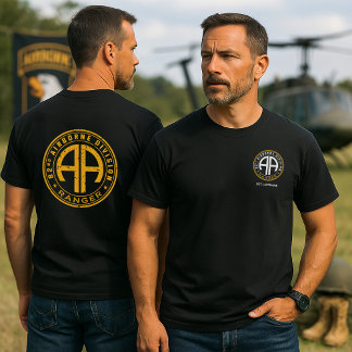 T-shirt Vétéran aéroporté de la 82e division personnalisab