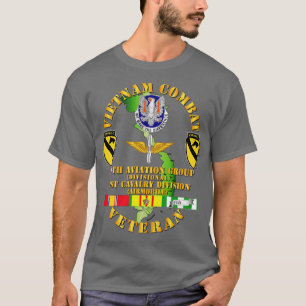 T-shirt Vétéran de la cavalerie de combat du Vietnam avec
