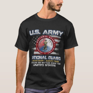 T-shirt Vétéran de la Garde nationale toujours prêt là V