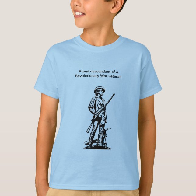 T-shirt vétéran de la guerre révolutionnaire (Devant)