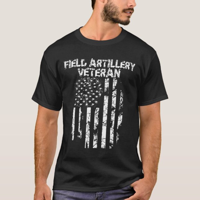 T-shirt vétéran de l'artillerie de campagne (Devant)