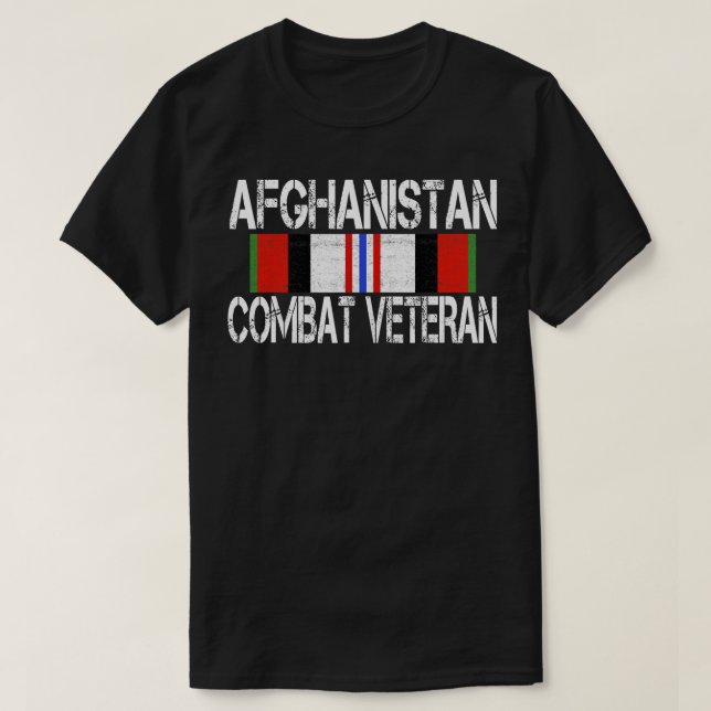 T-shirt vétéran du combat en Afghanistan (Design devant)