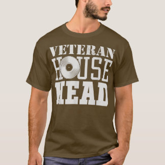 T-shirt Veteran House Head - House Music Old School Rave E