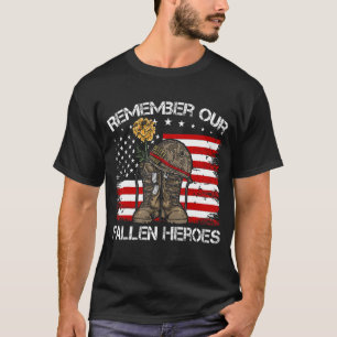 T-shirt Vétéran Jour Dire Citation Se Souvient De Notre Hé
