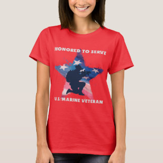 T-shirt Vétéran marin des États-Unis