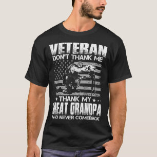 T-shirt Vétéran ne me remercie pas Merci à mon GRAND PETIT