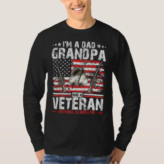 T-shirt Vétéran Papa Grand-Père Chemise Drôle Papa Grand-P
