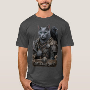 T-shirt Vétéran Russian Blue Odin’s Cat