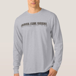 T-shirt Vétérans de l'Irak contre la chemise de guerre