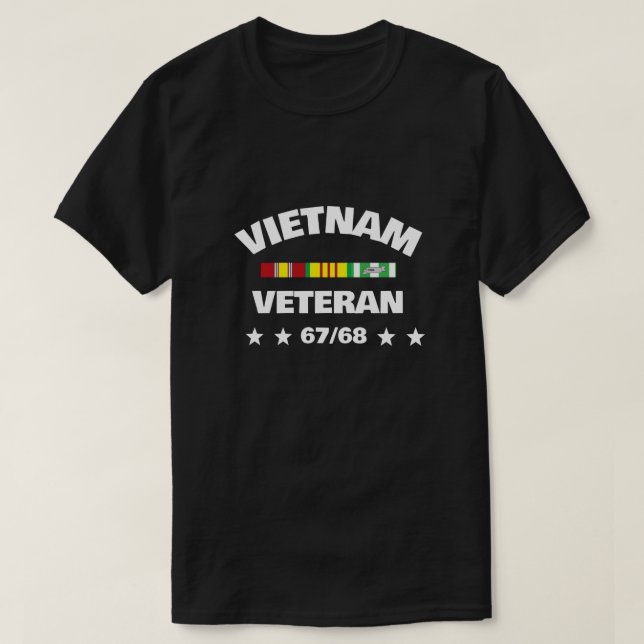 T-SHIRT VÉTÉRANS DU VIETNAM 67/68 (Design devant)