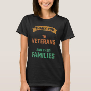 T-shirt Vétérans Merci Bottes de combat Vintag Vétéran Mem