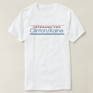 T-shirt Vétérans pour Clinton/Kaine 2016