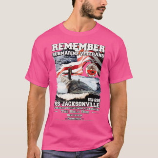 T-shirt Vétérans sous-marins USS Jacksonville SSN699