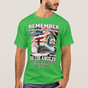 T-shirt Vétérans sous-marins USS Los Angeles SSN688