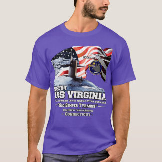 T-shirt Vétérans sous-marins USS Virginia SSN774