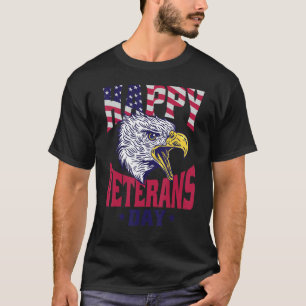 T-shirt Vétérans USA fiers Joyeux Veterans Day