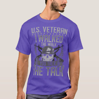 T-shirt Vétérinaire Américain J'Ai Marché La Marche Que Vo