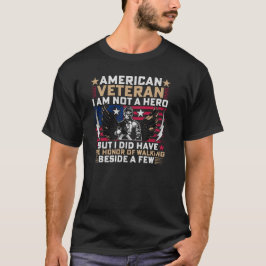 T-shirt Vétérinaire Américain Je Ne Suis Pas Un Héros