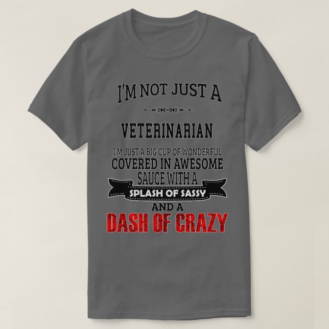 T-shirt Vétérinaire Anniversaire Cadeau de Noël (Design devant)