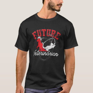 T-shirt Vétérinaire Assistant Futur Vétérinaire Animal V