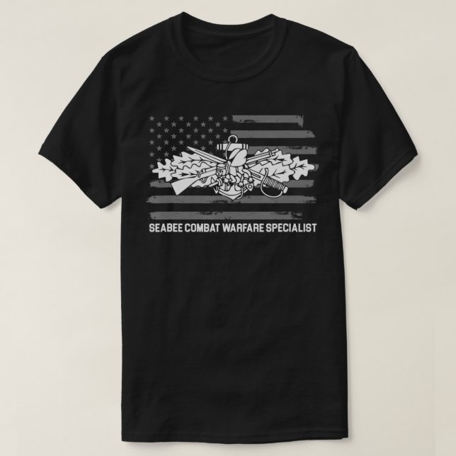 T-shirt Vétérinaire de la guerre de combat maritime (Design devant)