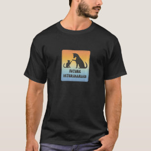 T-shirt Vétérinaire de l'avenir - Fun Vet Premium étudiant