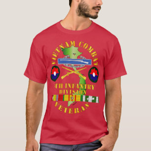 T-shirt Vétérinaire de l'infanterie de combat du Vietnam a