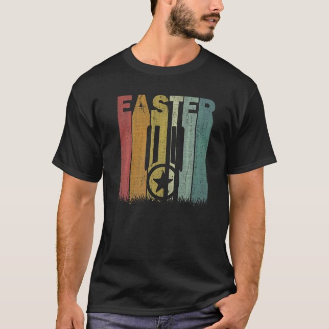 T-shirt Vétérinaire de Pâques Retro Graphisme amusant Coût (Devant)