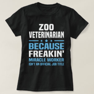 T-shirt Vétérinaire de zoo
