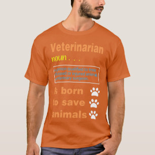 T-shirt Vétérinaire Définition Don Drôle vétérinaire 