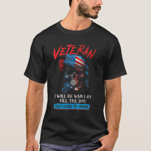T-shirt Vétérinaire Je serai qui je suis jusqu'au jour où 