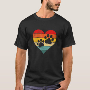 T-shirt Vétérinaire Véto Écho Crépuscule Empreinte De Patt
