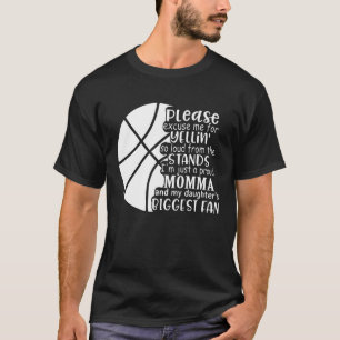 T-shirt Veuillez M'excuser De Crier Si Fort Basketball Sp