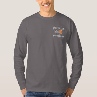 T-shirt Veuillez trouver un traitement avant que la
