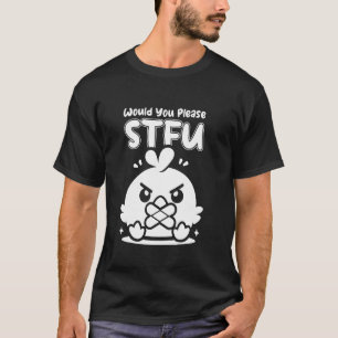 T-shirt Veuillez Vous Taire Élevage De Poules Pondeuses
