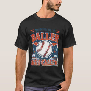 T-shirt Veut être un grand chef de tir Byller Rétro Byseby