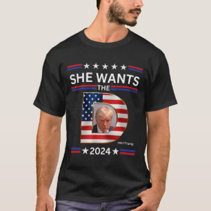 T-shirt Veut le D Donald Trump Élection présidentielle 202