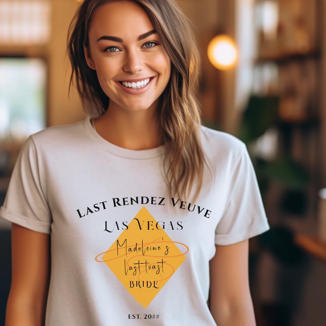 T-shirt Veuve Before Vows Week-end d'enterrement de vie de (Last Rendez Veuve shirt
Bride)