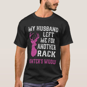 T-shirt Veuve de chasseur Jour d'ouverture Chasse au cerf