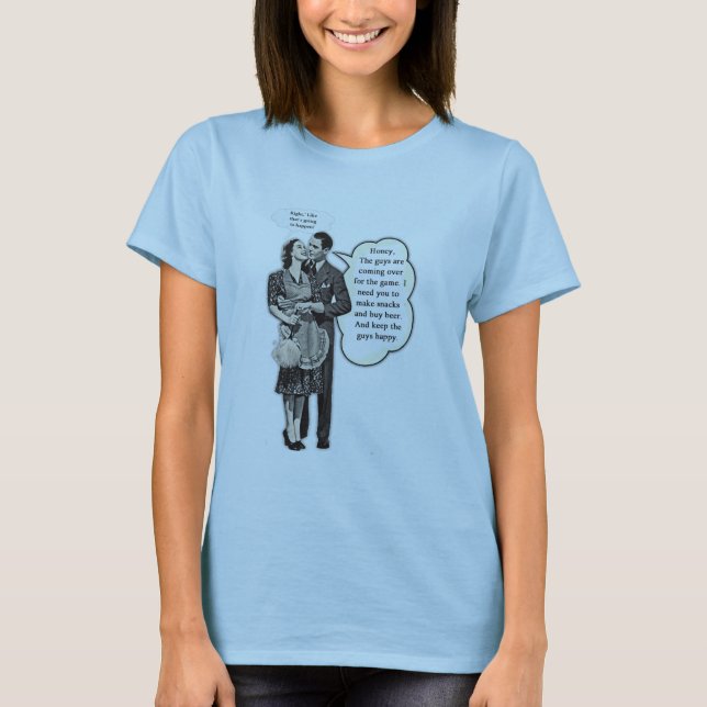 T-shirt Veuve vintage du football (Devant)