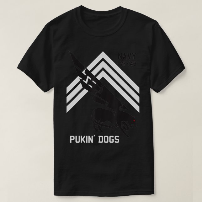T-SHIRT VF143 PUKIN CHIENS SANS REPROCHE  (Design devant)
