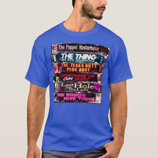 T-shirt VHS d'horreur adulte