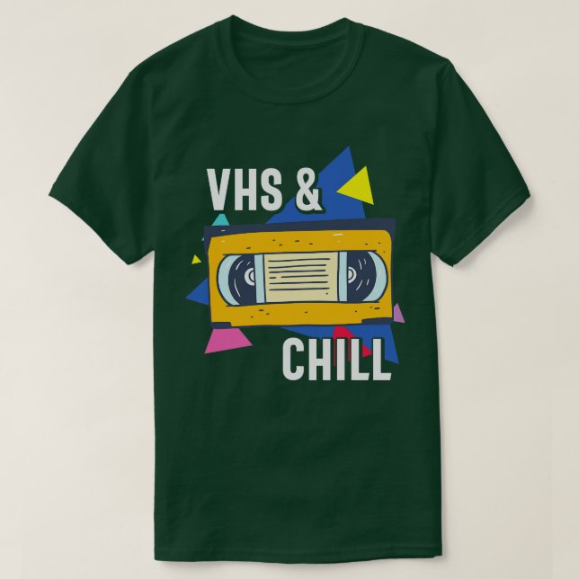 T-shirt VHS et Chill Funny Retro VHS Tape Cadeau (Design devant)