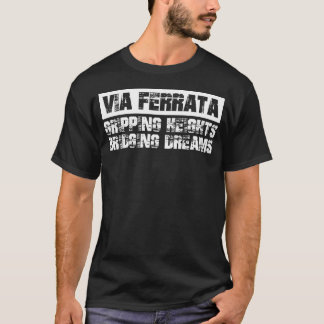 T-shirt Via Ferrata Montagne Rocheuse