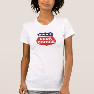 T-shirt Viande bien choisie supérieure de l'USDA